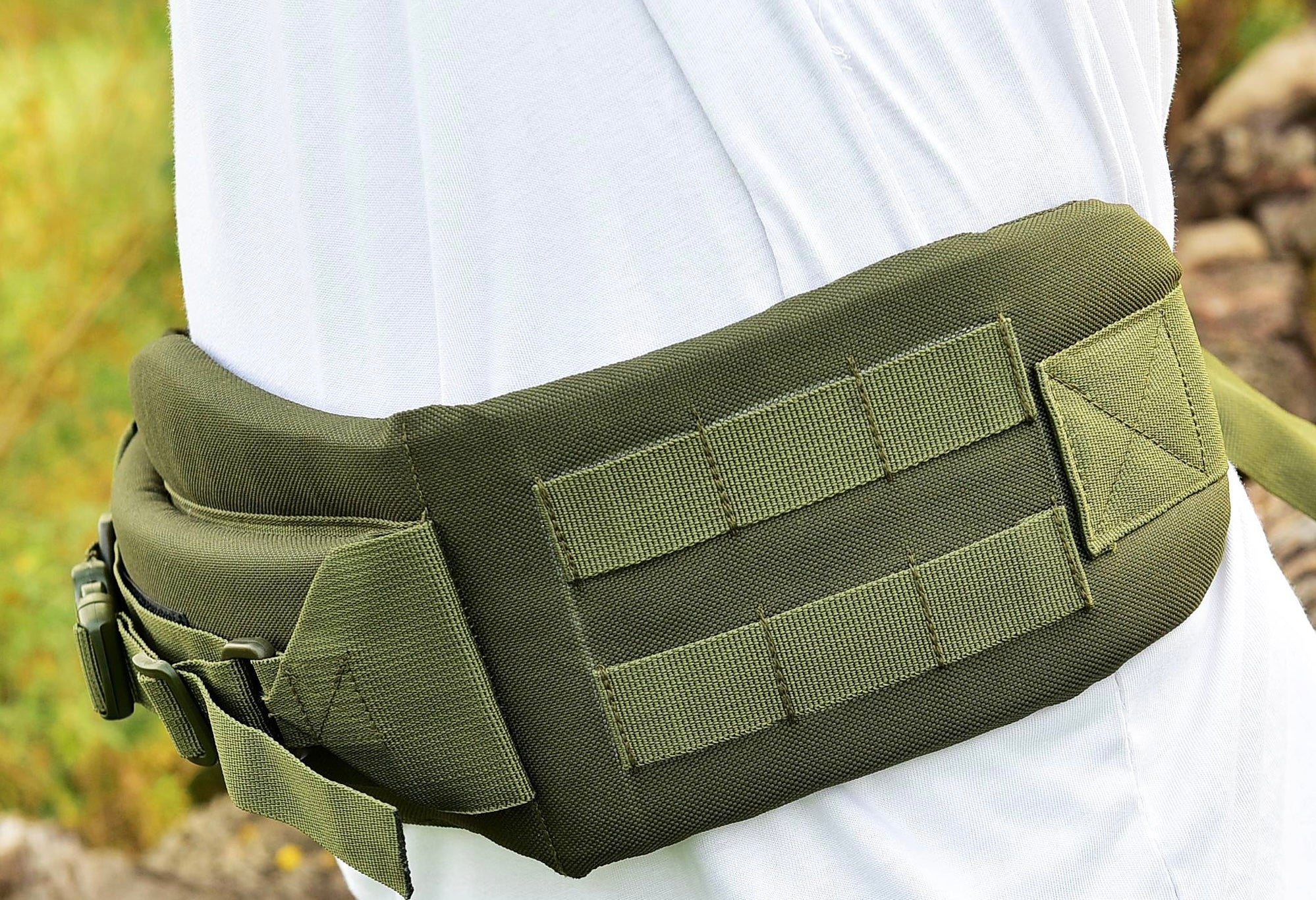 ALICE Kidney Pad Belt Kidney Strap Belt -Tactical Belt-Hip Belt For Framed Rucksack LC-2/ ALICE Pack Olive Green - Image 5