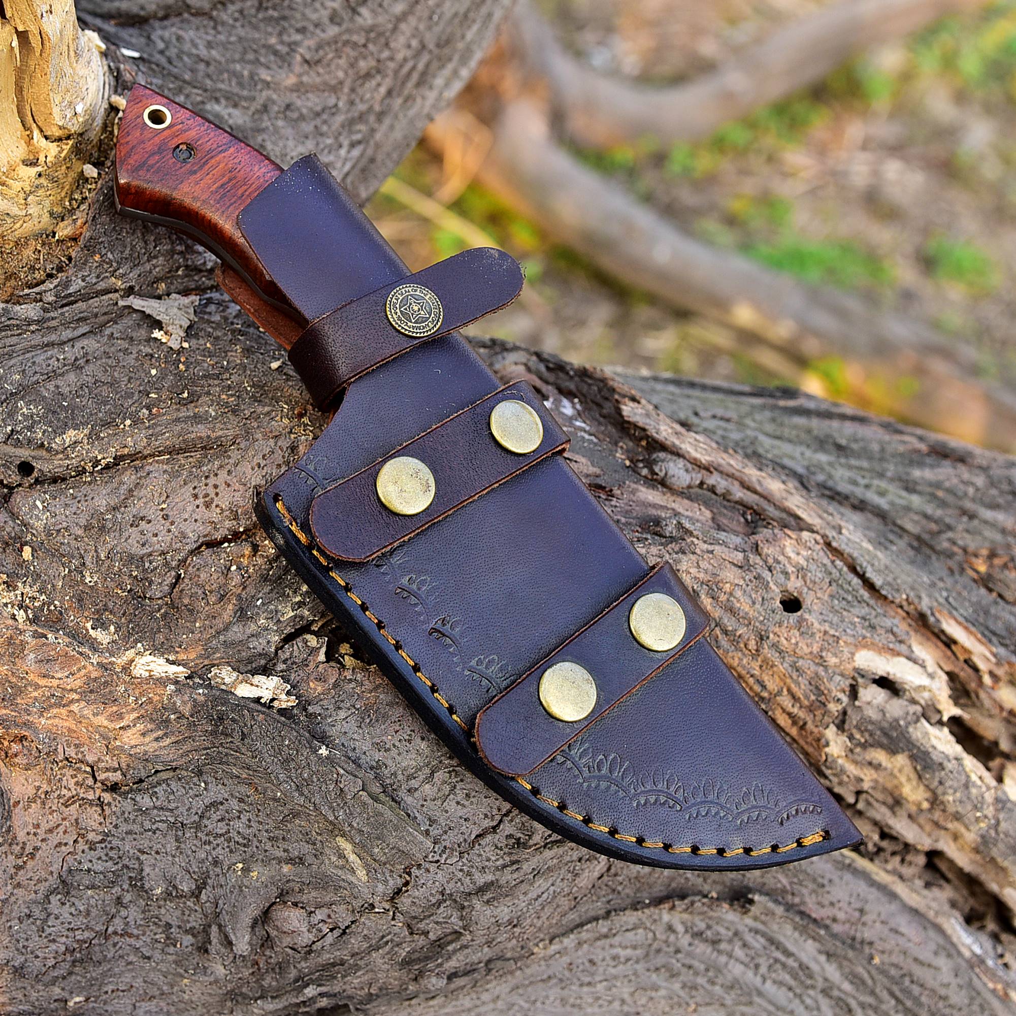 Best Hunting Knife Damascus Fixed Blade Knives Skinner Survival Buck Hunter - Image 5