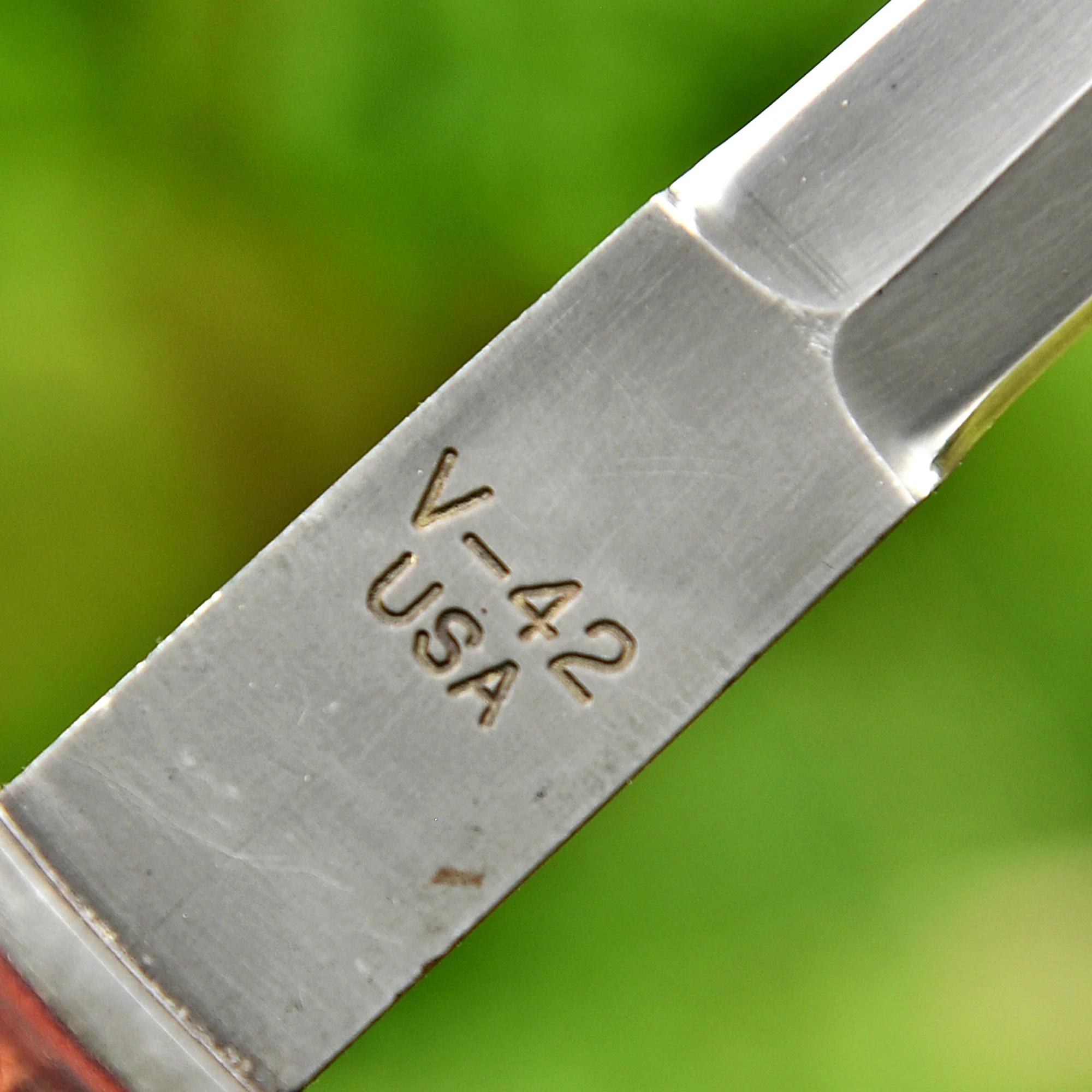 Classic Vintage Military Inspired V-42 Double Edge Dagger Leather Handle - Image 10