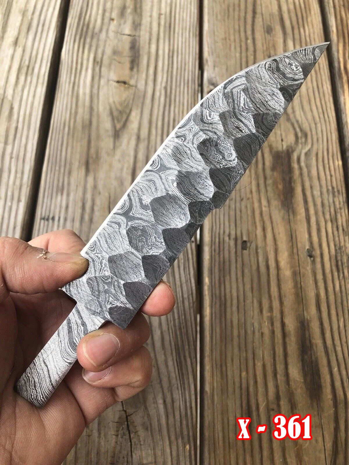 Custom Hand Forged Damascus Steel Blade Full Tang Blank Blade - Image 2