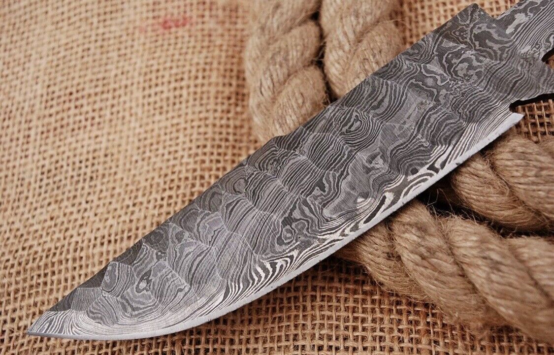 Custom Hand Forged Damascus Steel Blade Full Tang Blank Blade - Image 4