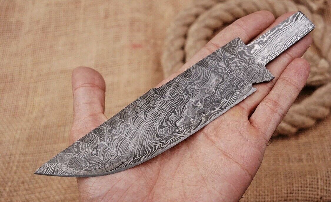 Custom Hand Forged Damascus Steel Blade Full Tang Blank Blade - Image 8