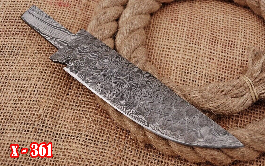 Custom Hand Forged Damascus Steel Blade Full Tang Blank Blade - Image 9