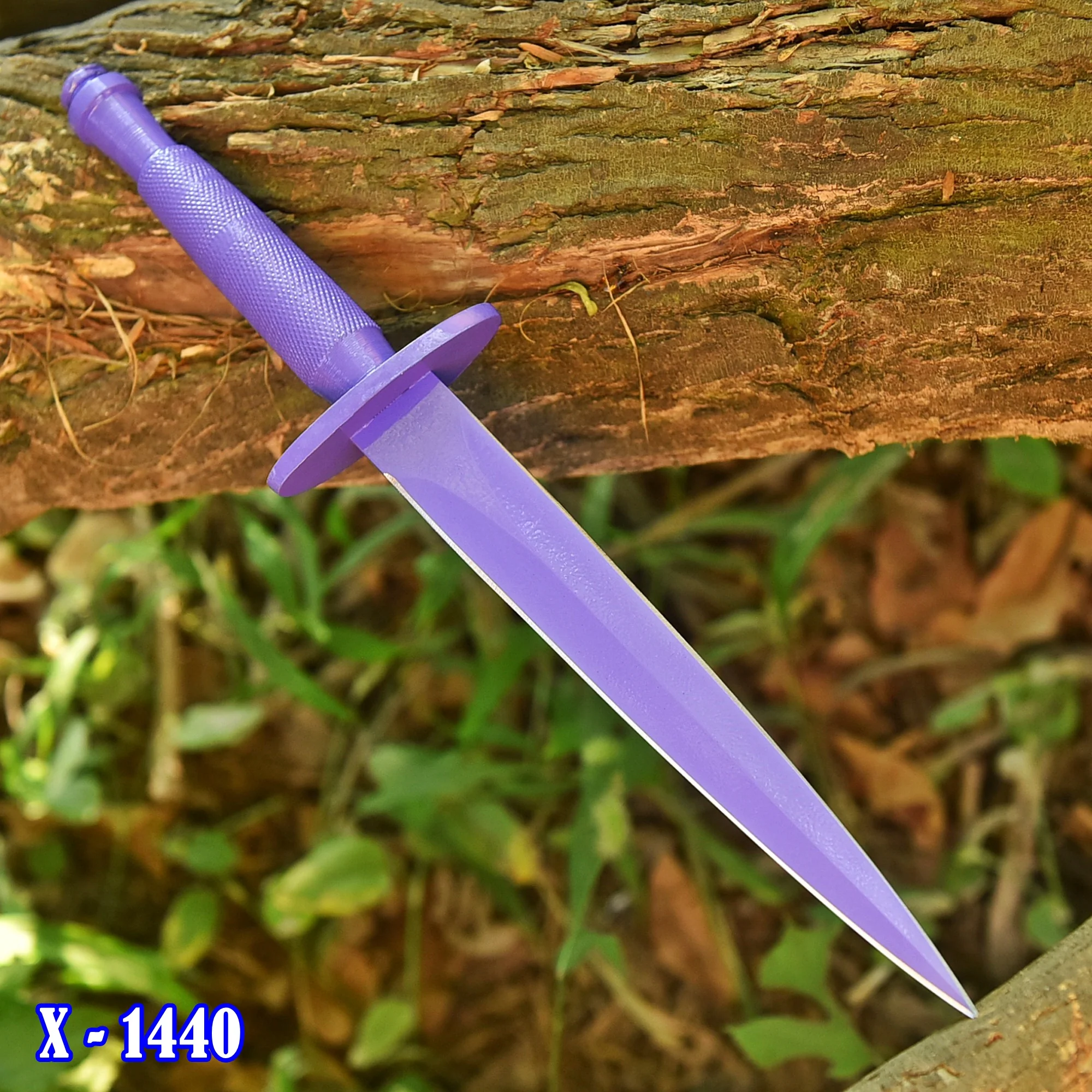 Custom Handmade Carbon Steel Dagger Knife 13" Full Tang - Image 2