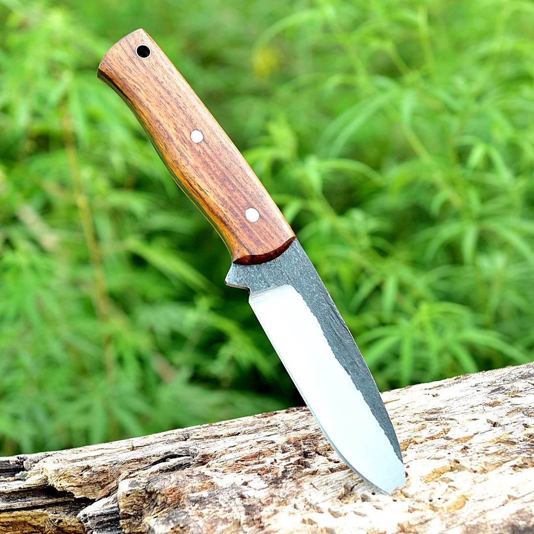 Custom Handmade Fixed Blade Knife Full tang - With Leather Sheath - Image 3