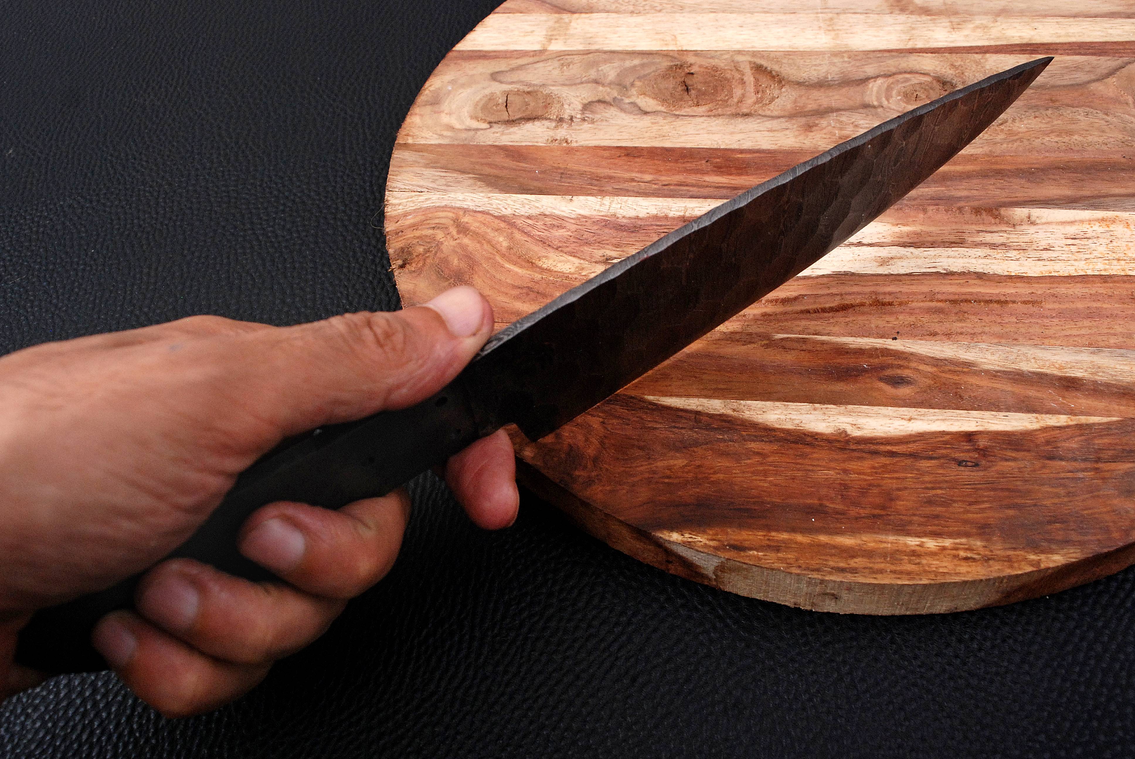 Damascus Chef Knife Blank Blade for Knife Making x-147 - Image 4