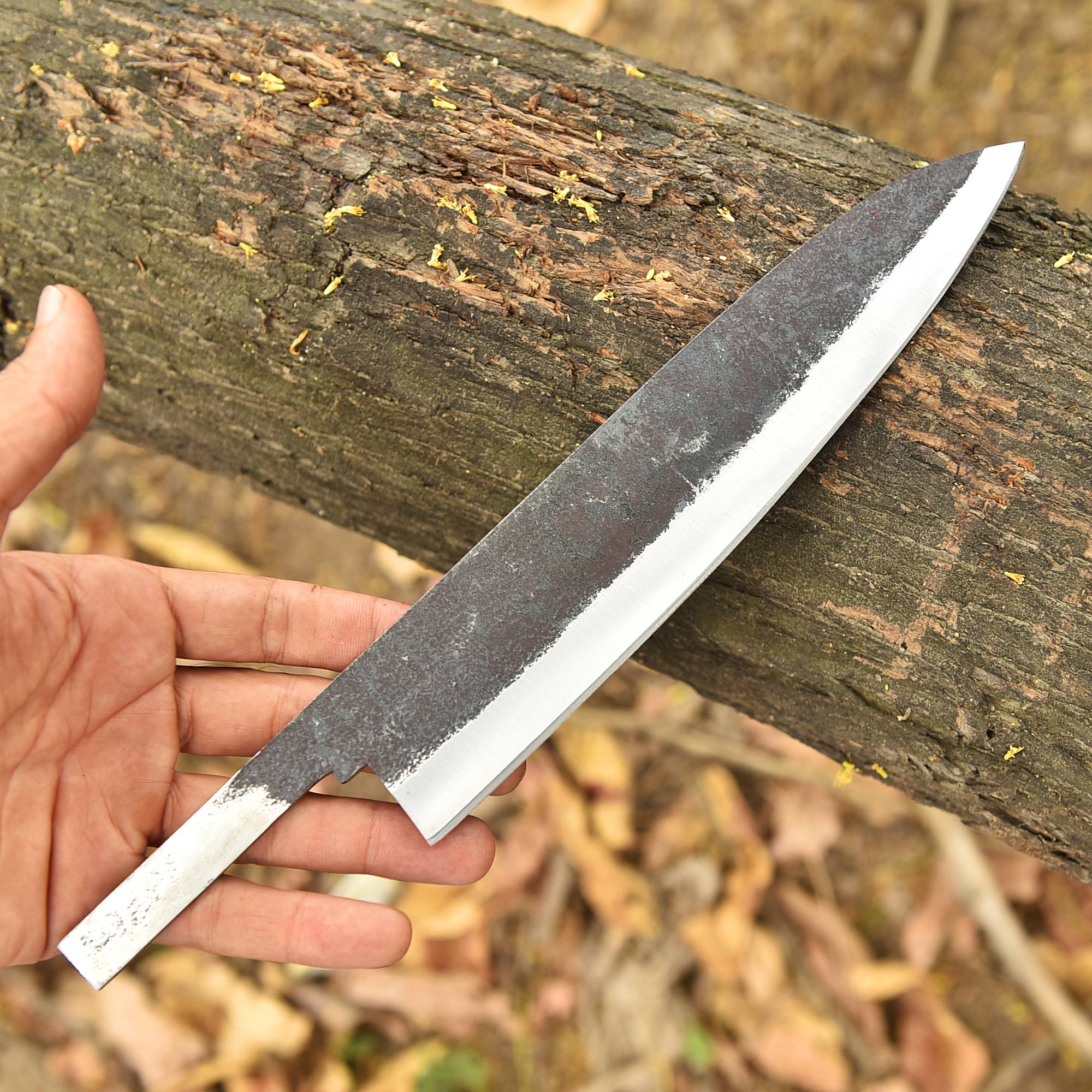 Elite Custom Forged Carbon Steel D2 Blade Bushcraft Blank Blade Knife - Image 3