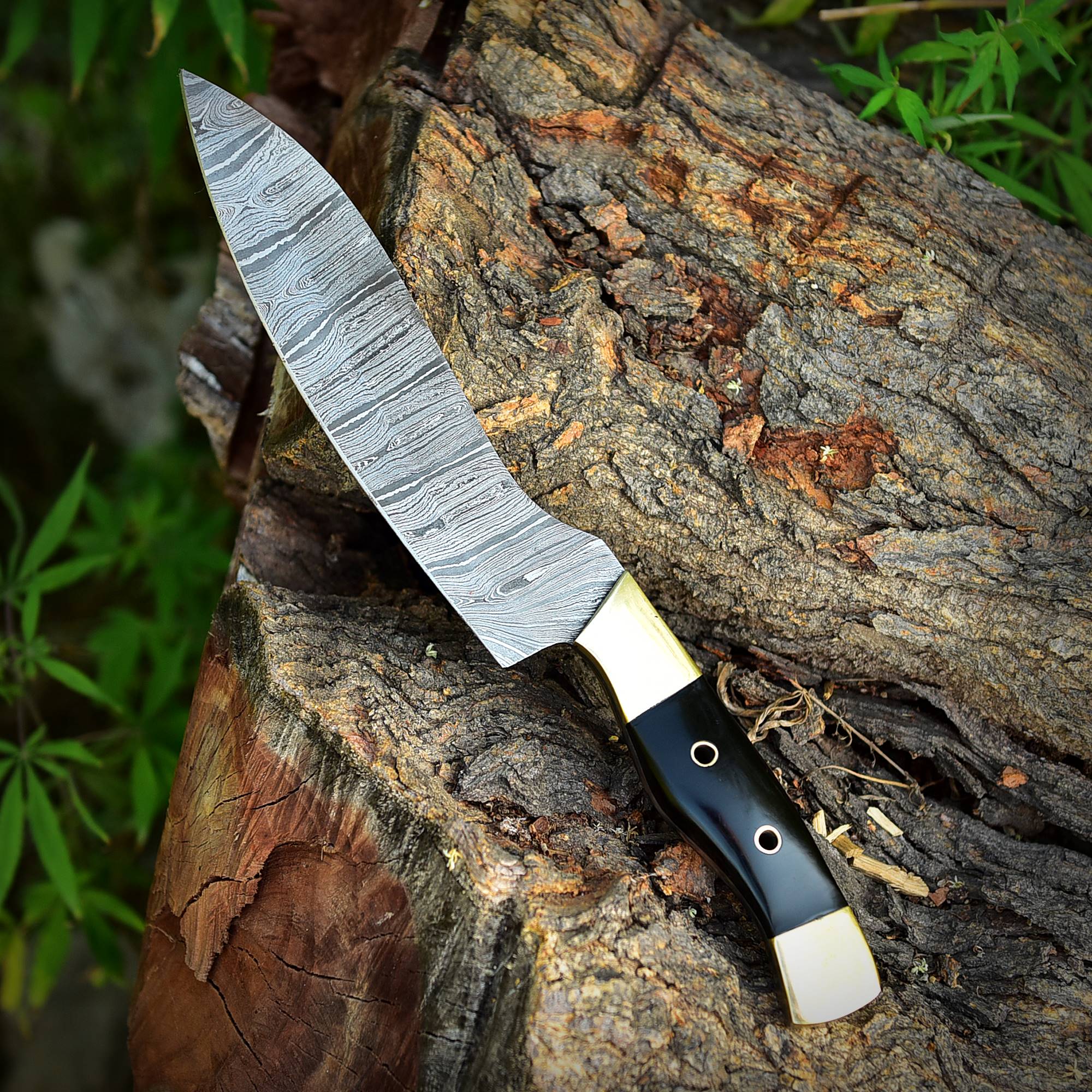 Hand Forged Damascus Steel Chef Knife Kitchen Cooking Knife - Image 3