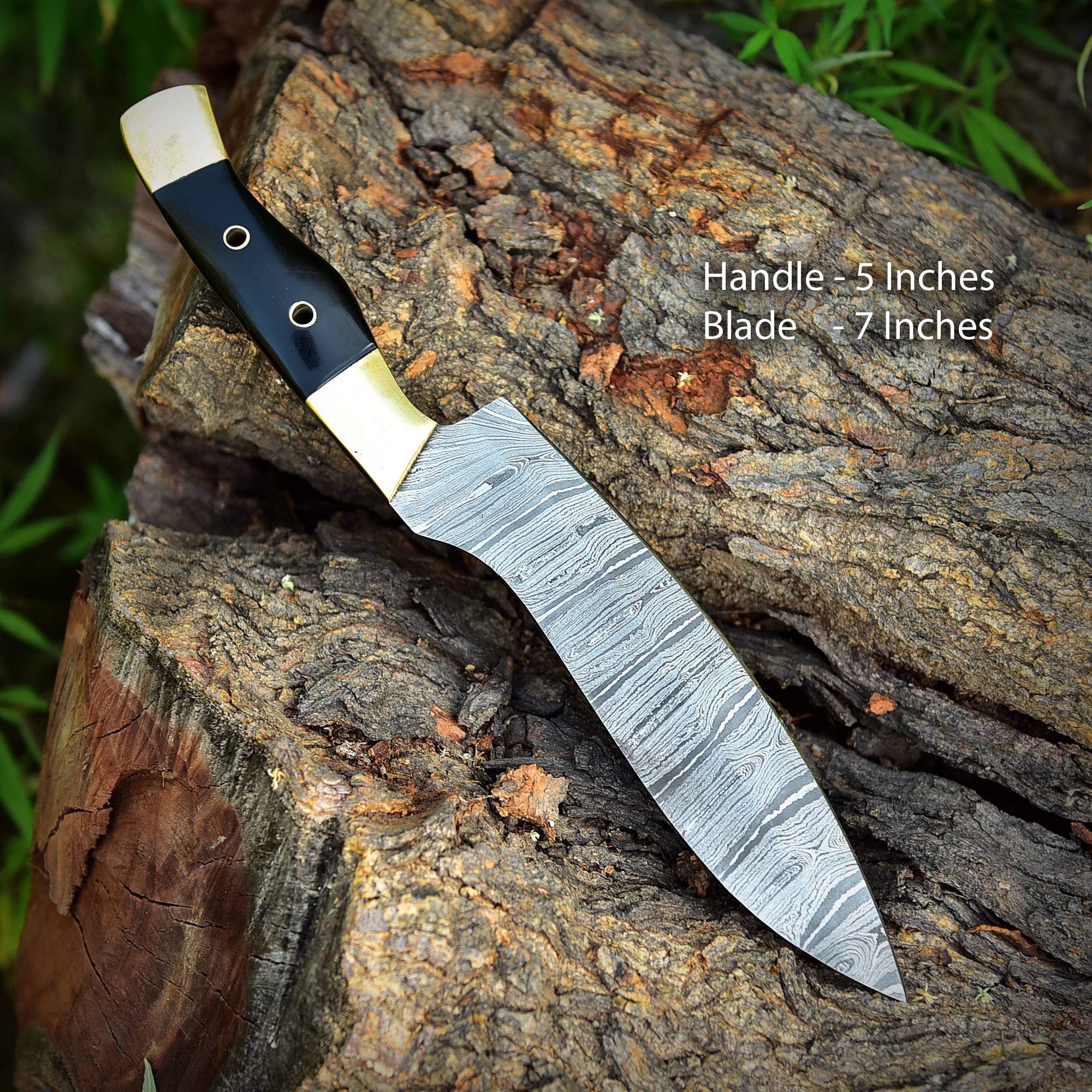 Hand Forged Damascus Steel Chef Knife Kitchen Cooking Knife - Image 4