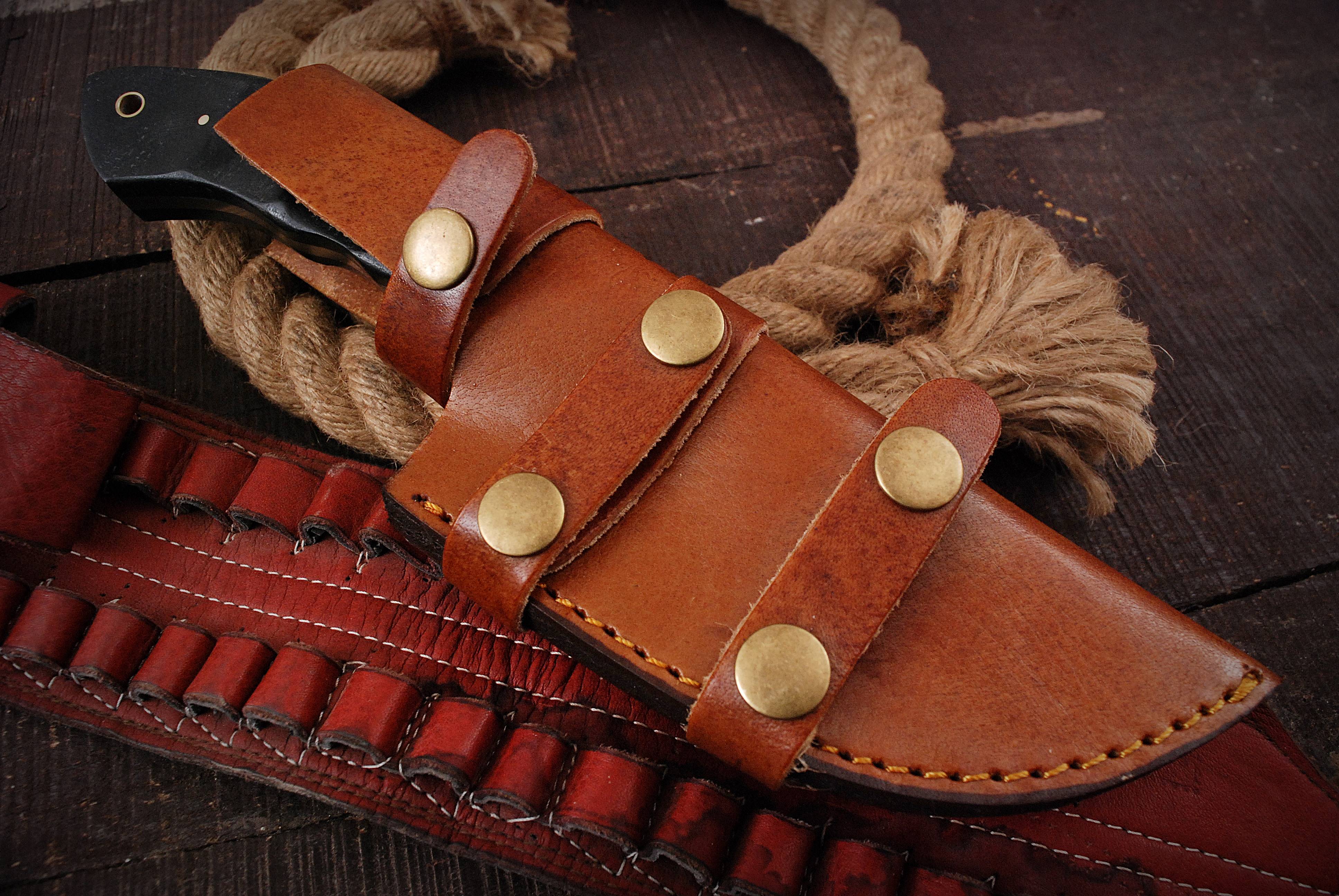 Handcrafted Damascus Tracker Knife - Premium Quality Hunting and Camping Tool x-198 - Image 10