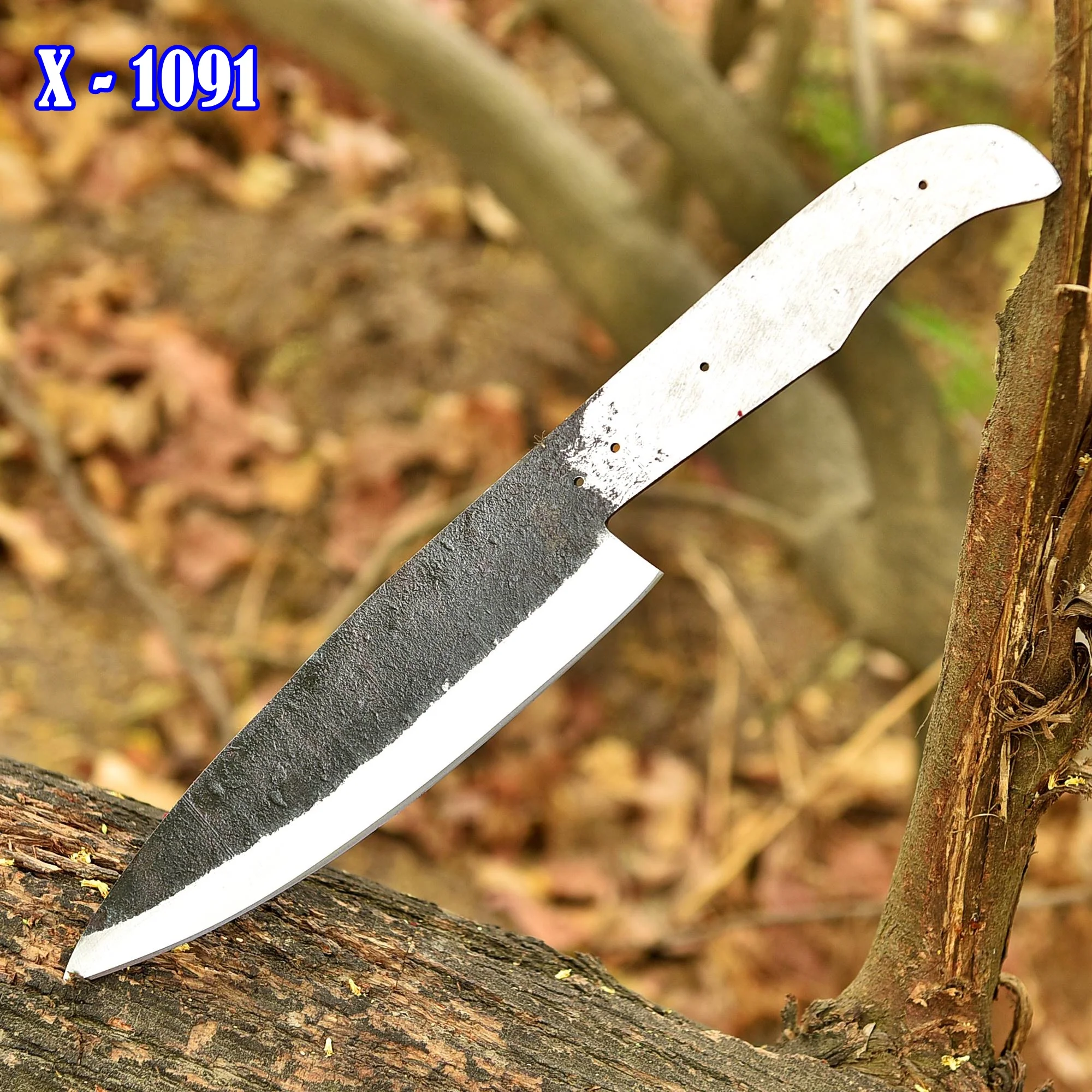 Handmade Carbon Steel Chef Knife Blank Blade Full Tang Kitchen Knife - Image 2