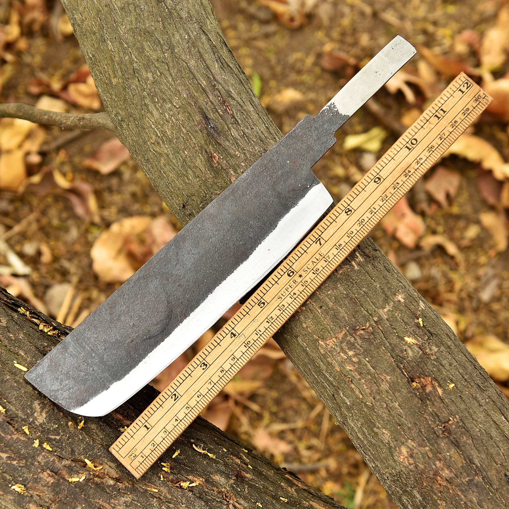 Handmade Carbon Steel D2 Blade Professional Grade Cleaver Blank Blade - Image 4