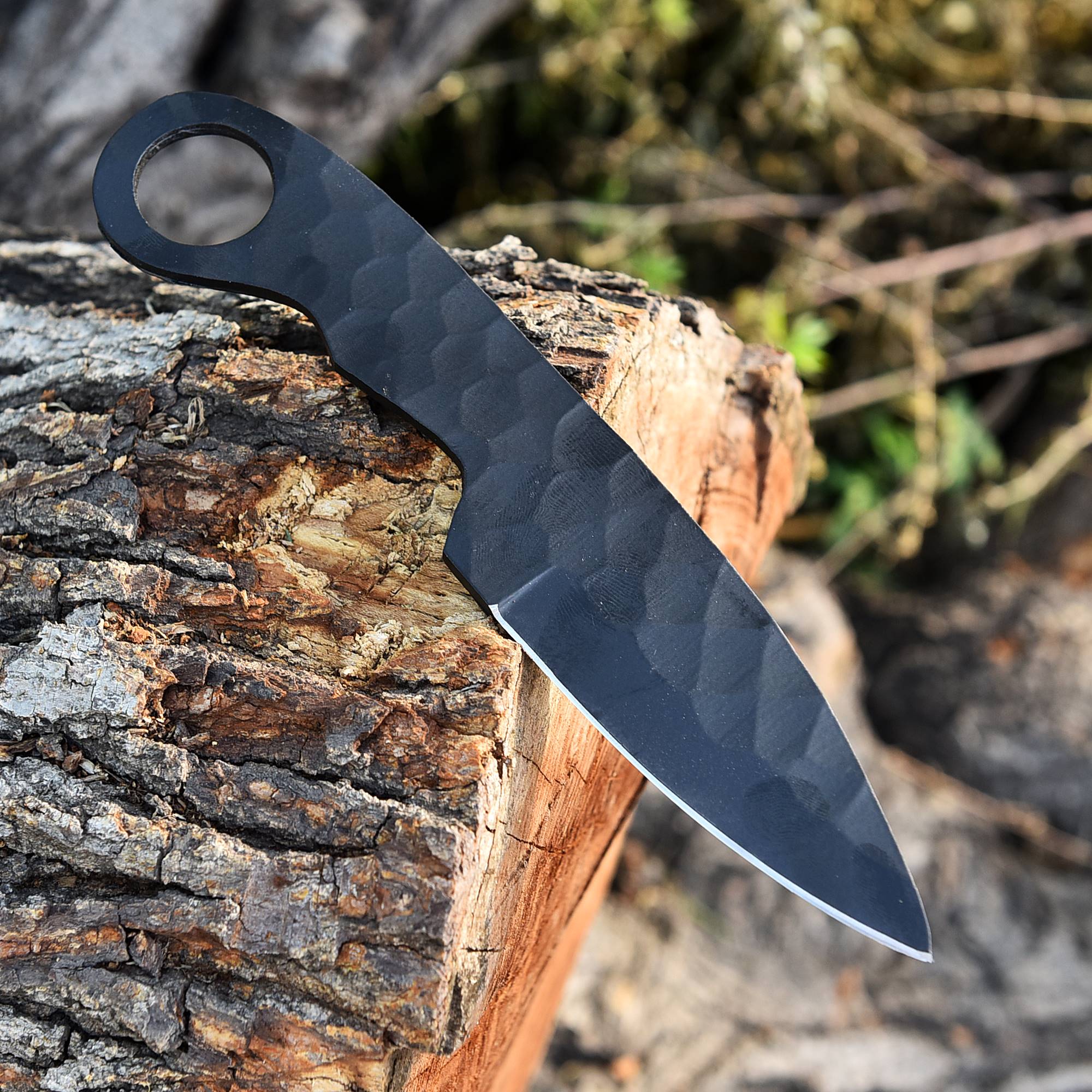 Handmade Carbon Steel Fixed Blade Skinner Knife Full Tang - Image 2