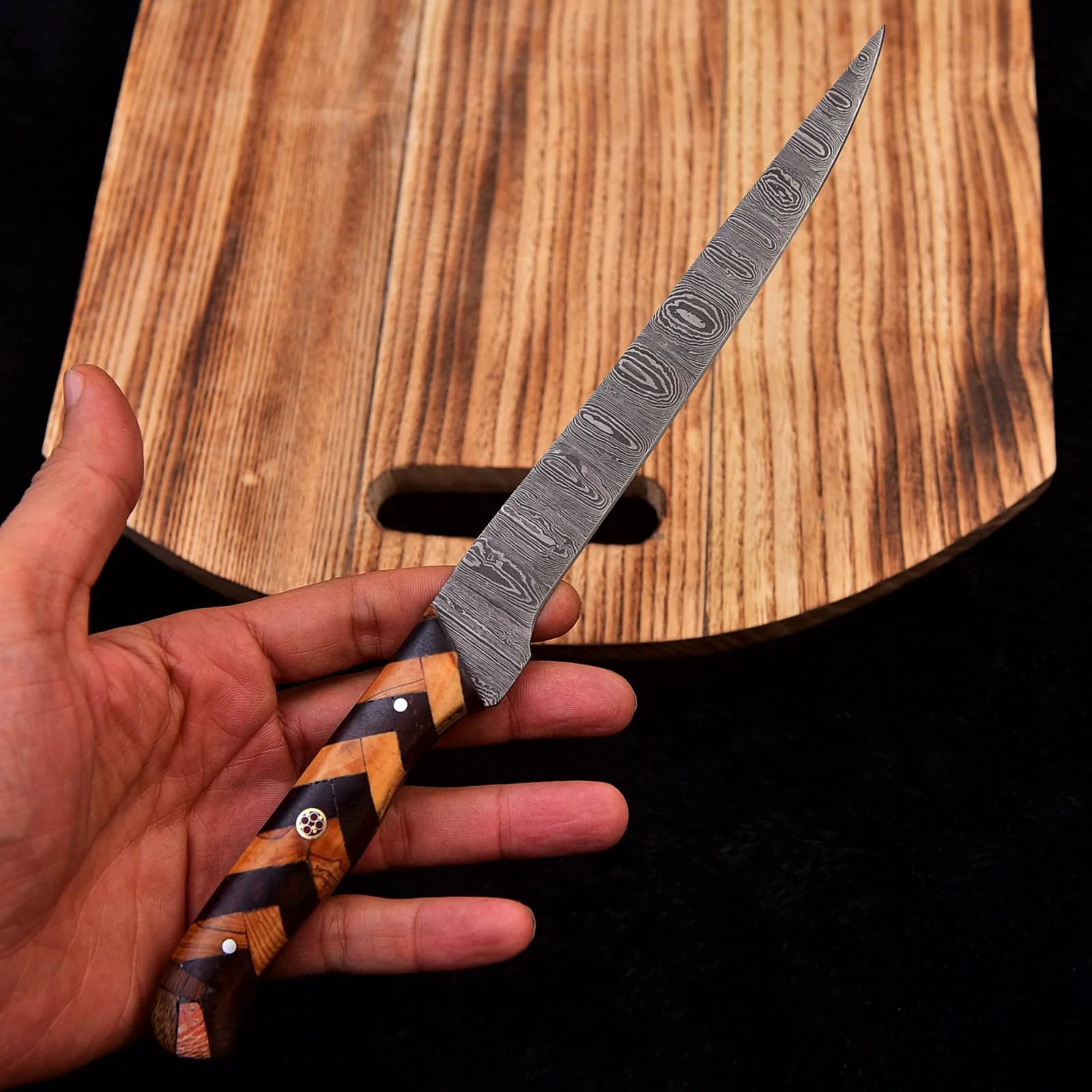 Handmade Damascus Steel Japanese Fillet Chef knife kitchen Fish knives -x-281