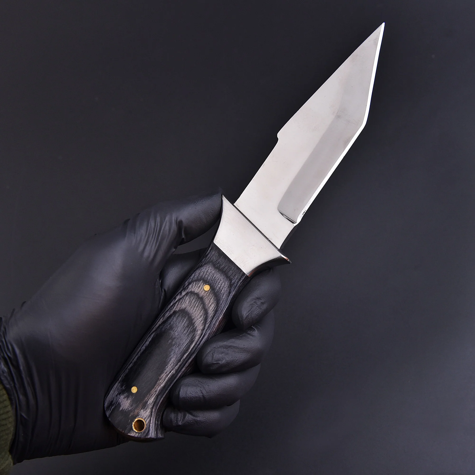 Handmade Skinner Knife Pakkawood Wood Handle 9" Full Tang Knife - Image 3