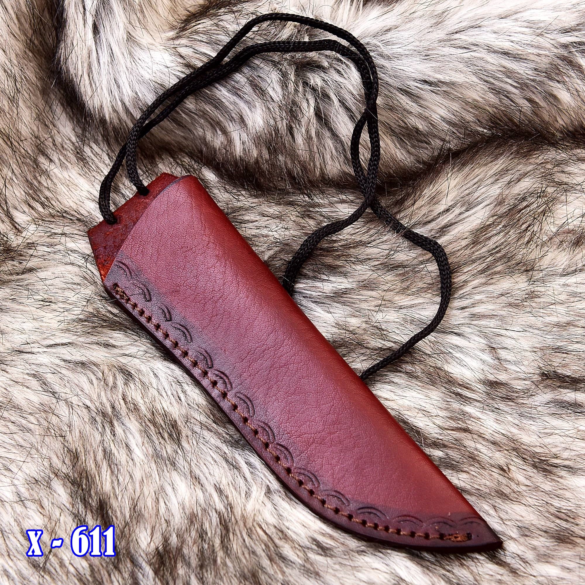 High Quality Leather Knife Fixed Blade Knife Sheath Skinner Knife Sheath - Image 10