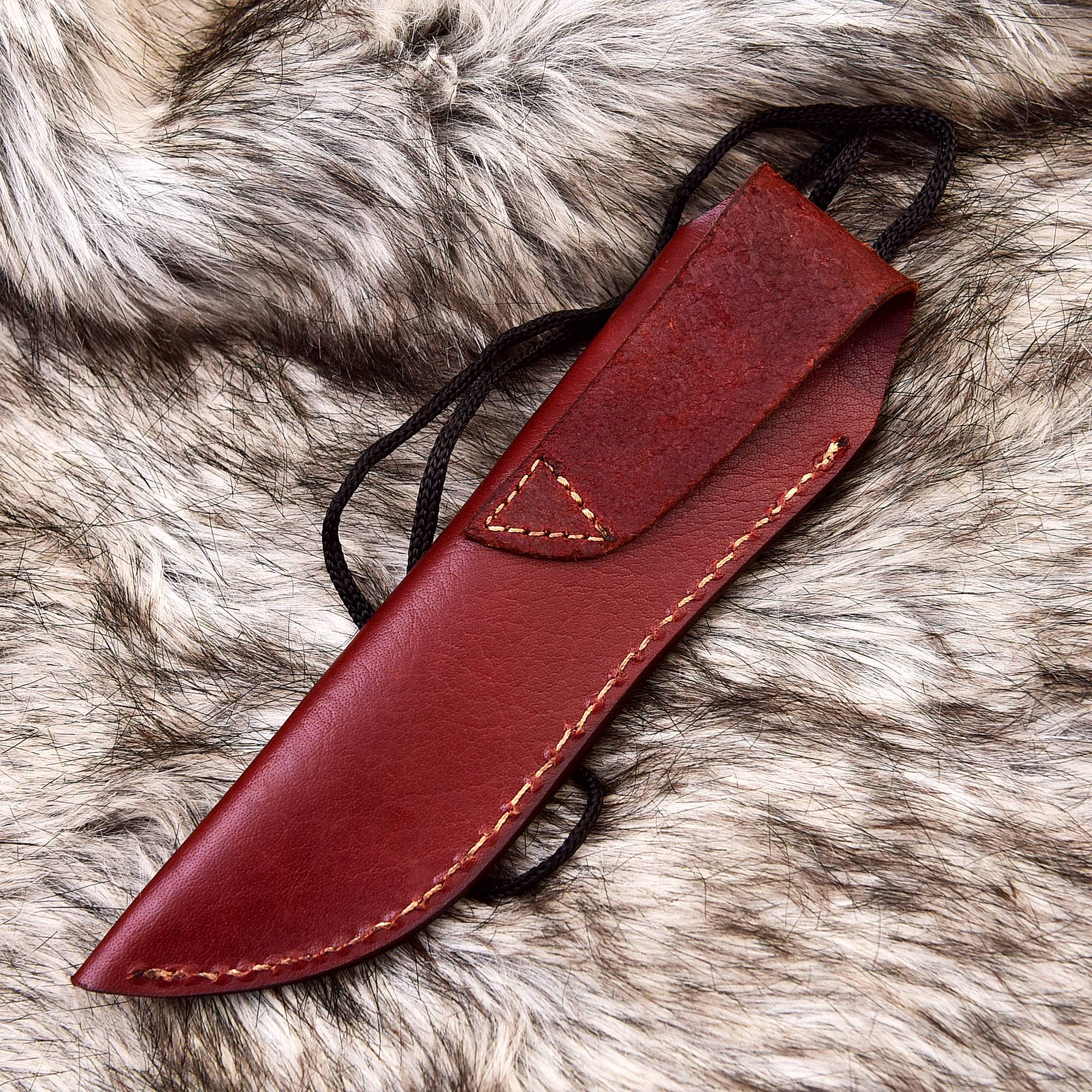High Quality Leather Knife Fixed Blade Knife Sheath Skinner Knife Sheath - Image 12