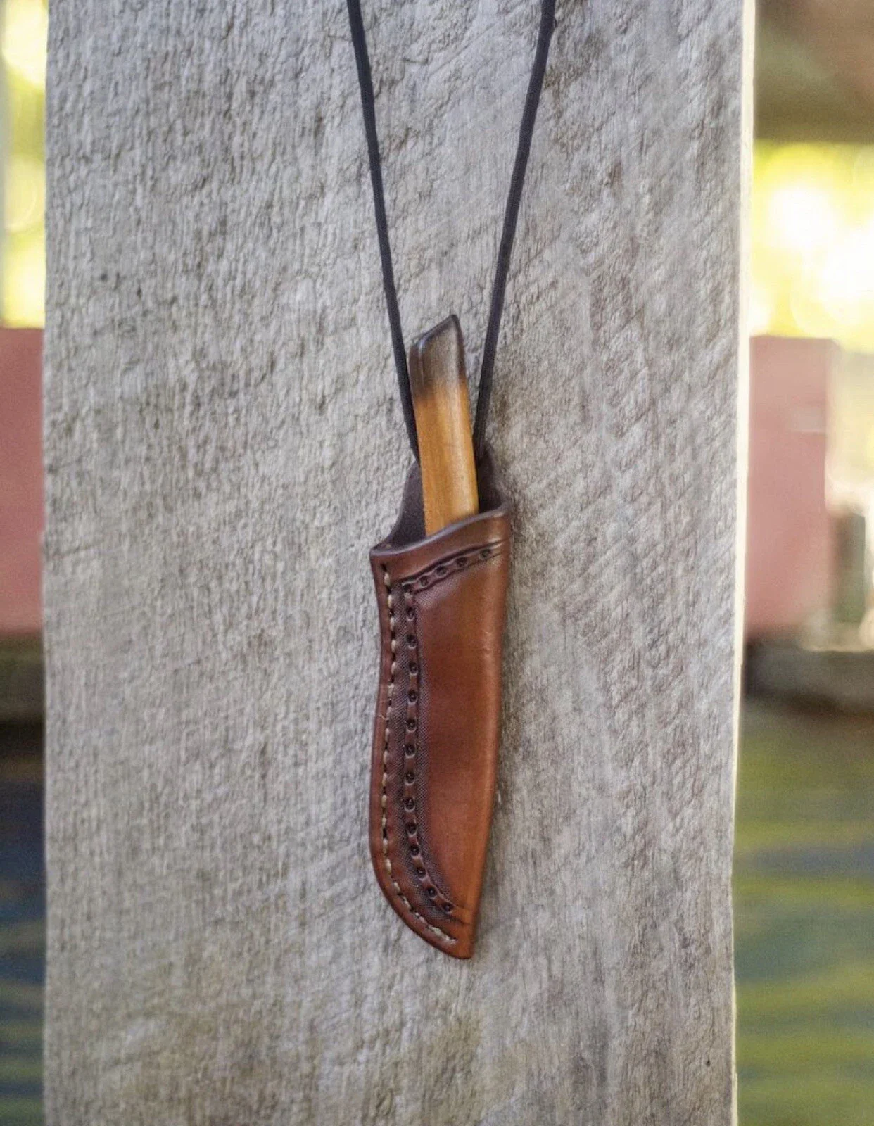 High Quality Leather Knife Fixed Blade Knife Sheath Skinner Knife Sheath - Image 3