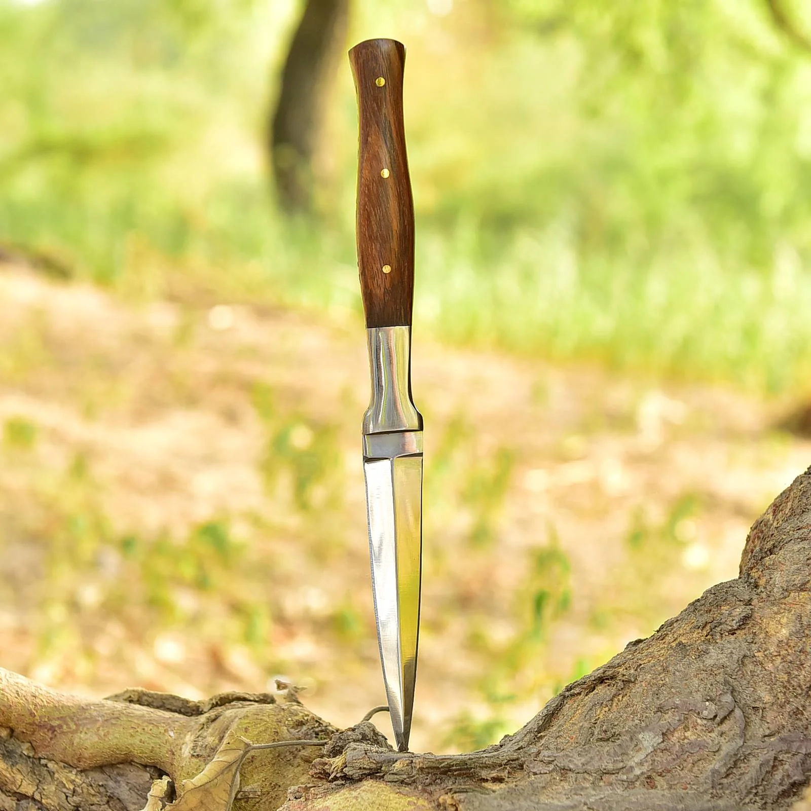 Ideal Boot knife Carbon Steel Fixed Double Edged Blade Dagger Knives Full Tang X-8 - Image 4