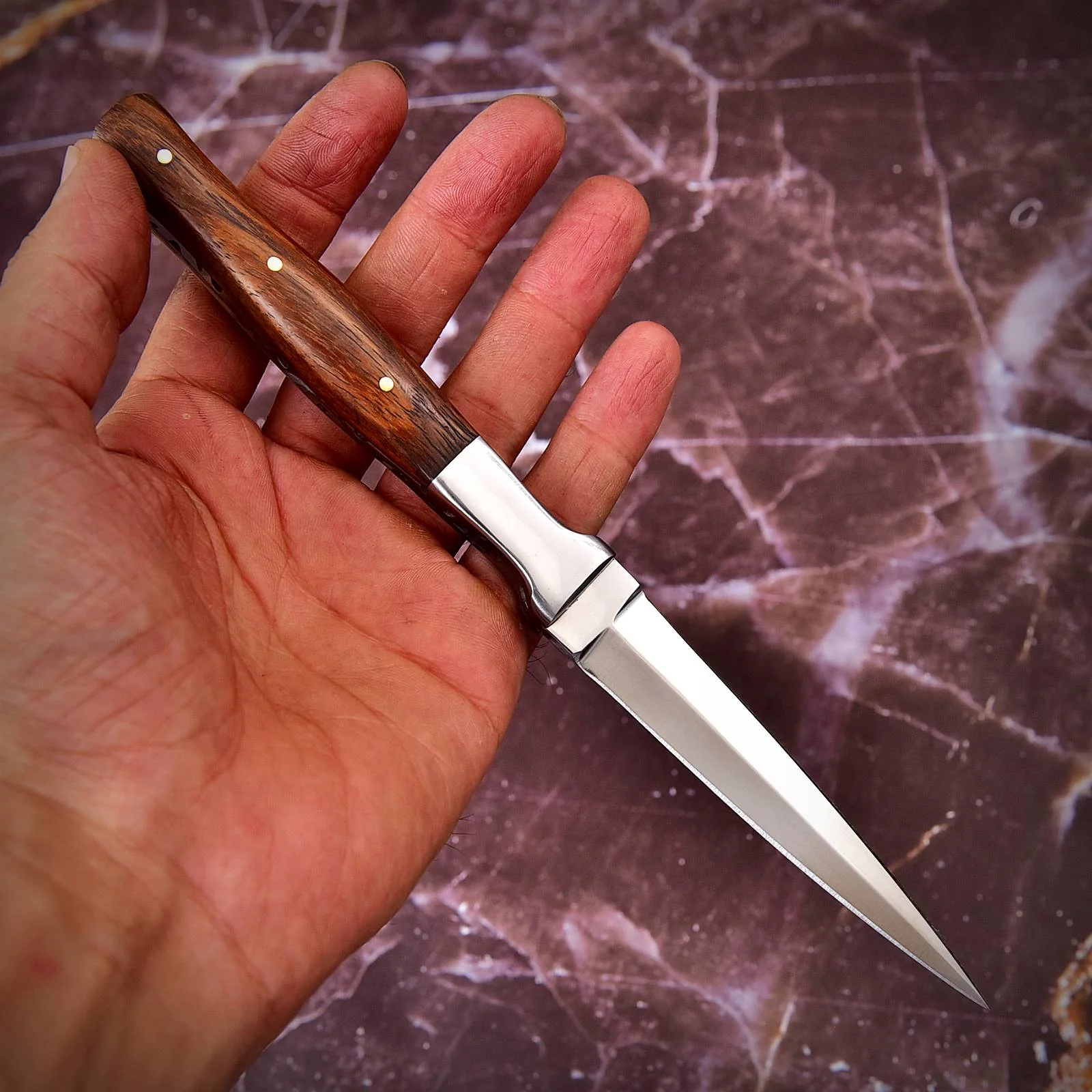 Ideal Boot knife Carbon Steel Fixed Double Edged Blade Dagger Knives Full Tang X-8 - Image 7