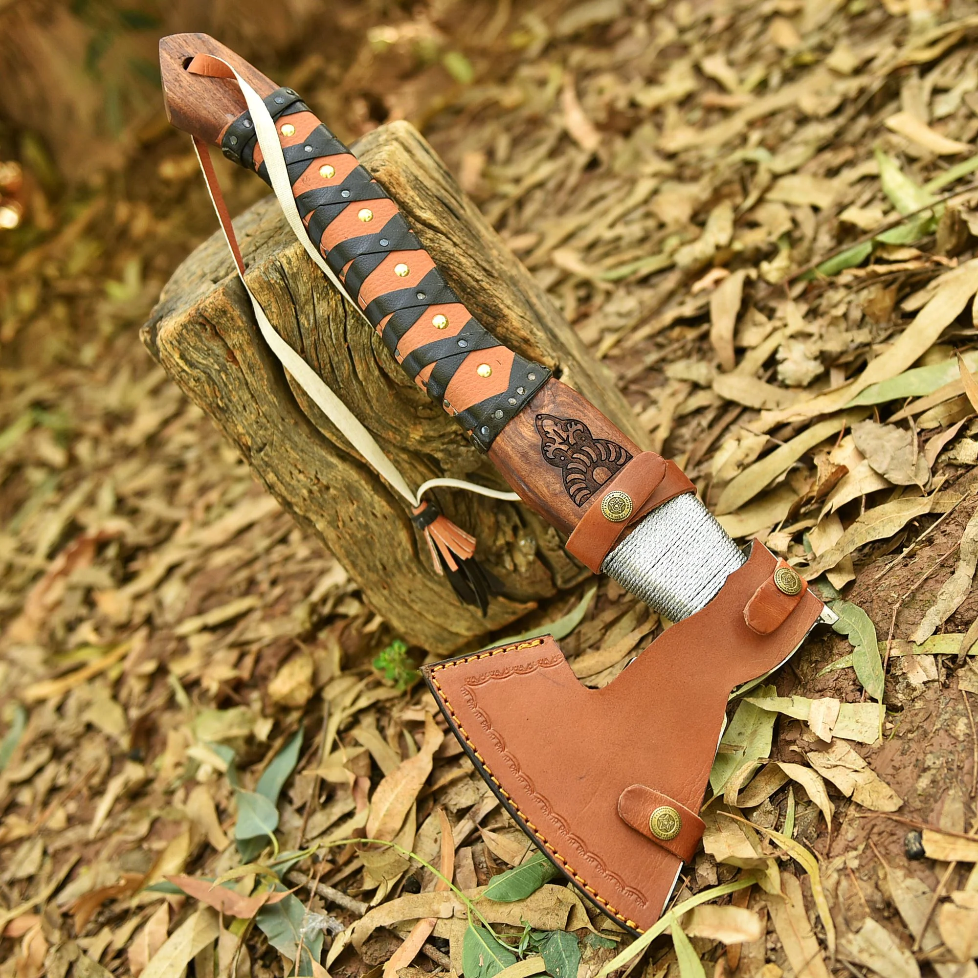 Nordic Warrior Viking Bearded Axe Bushcraft Camping Hiking Adventure Tool - Image 5
