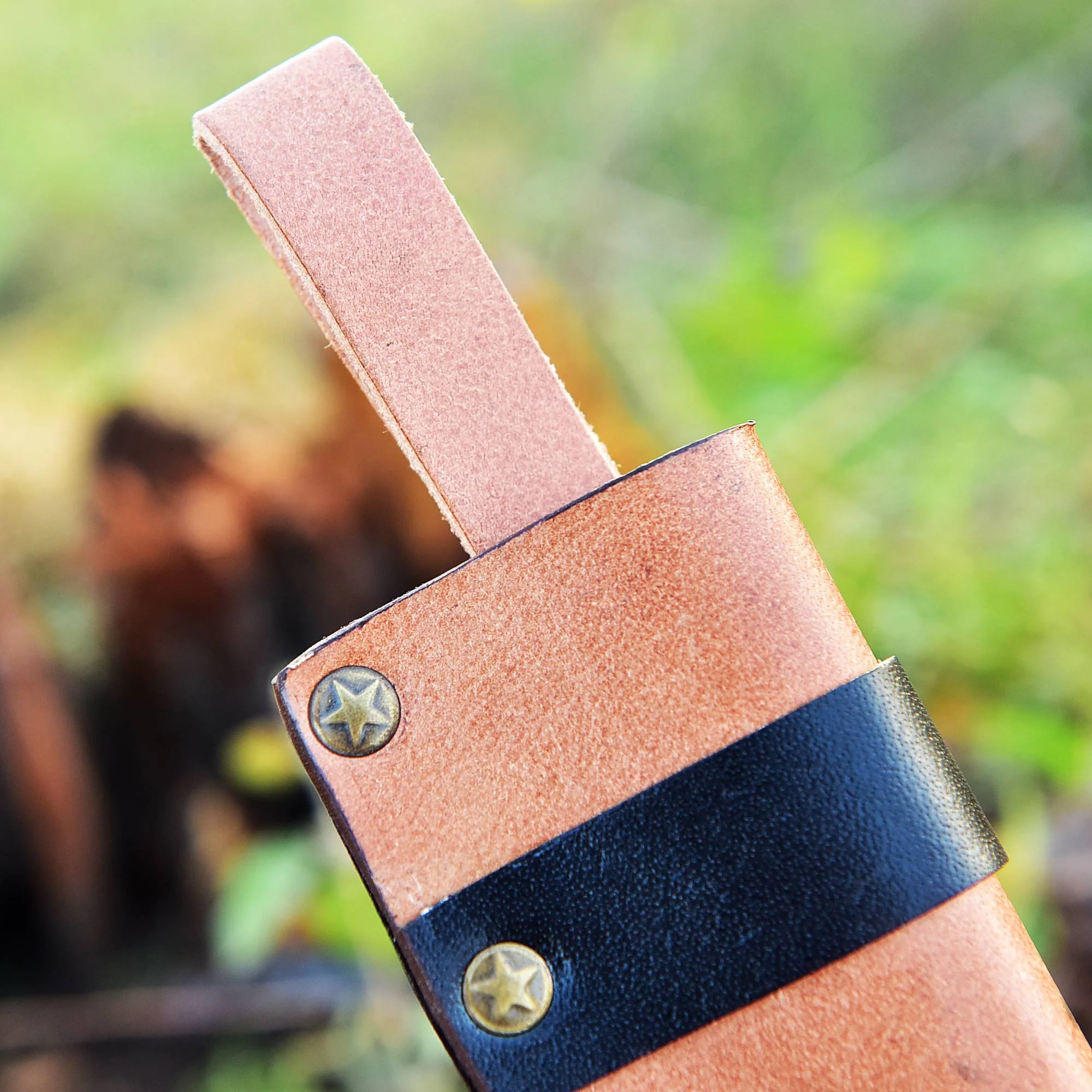 Premium Cowhide Leather Knife Sheath Belt Carry Fixed Blade Sheath - Image 15