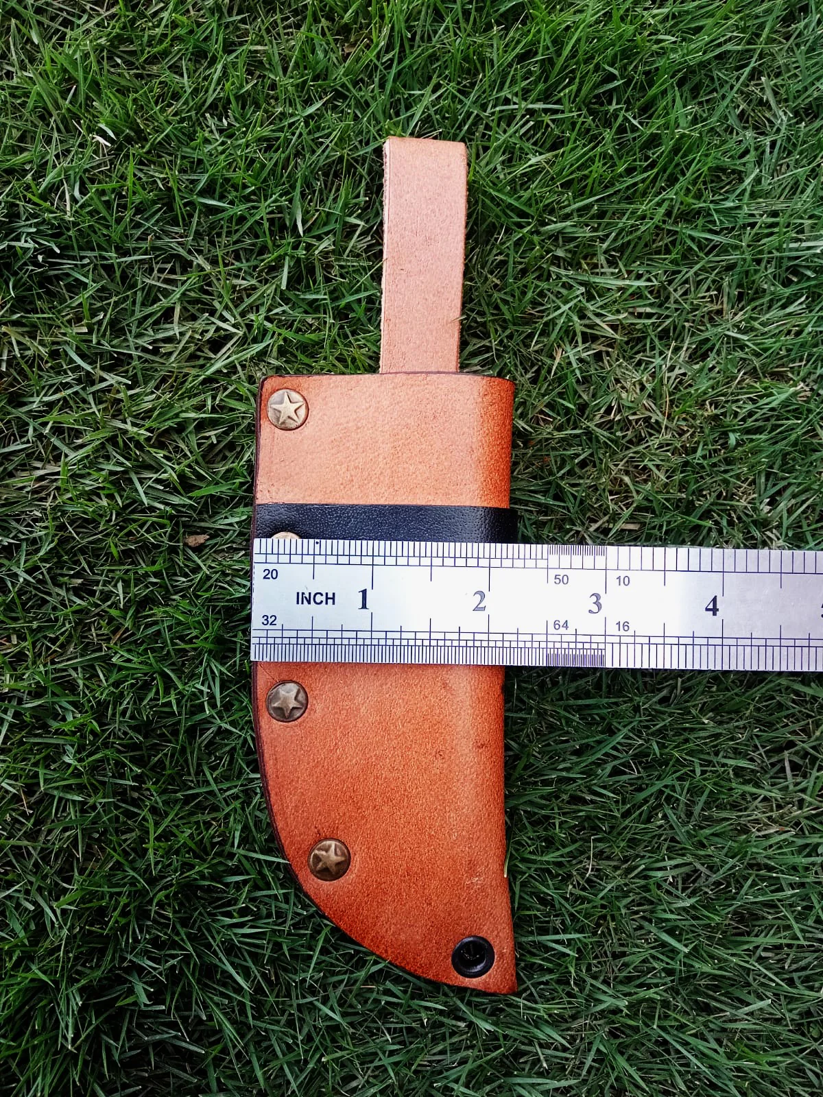Premium Cowhide Leather Knife Sheath Belt Carry Fixed Blade Sheath - Image 3