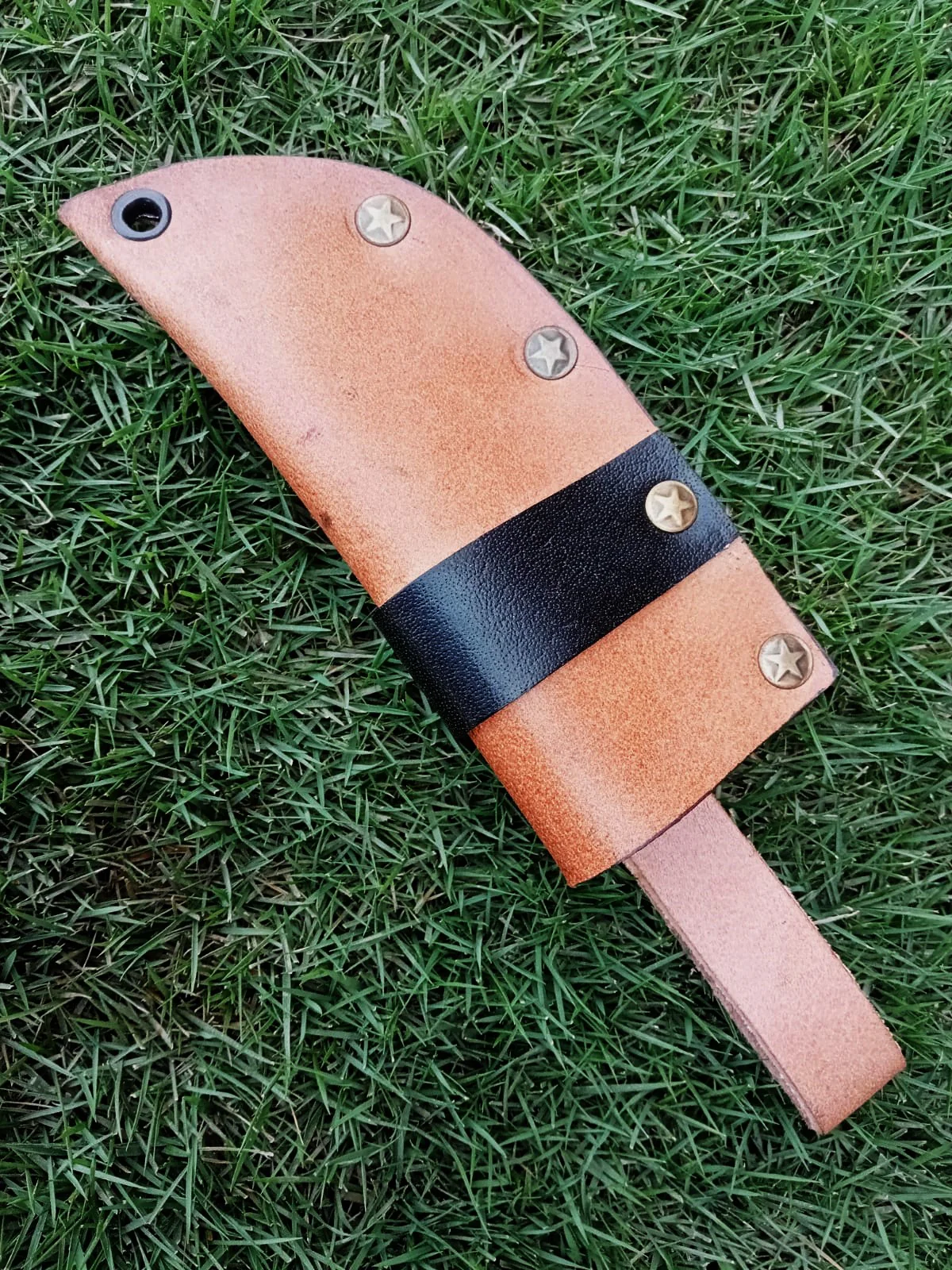 Premium Cowhide Leather Knife Sheath Belt Carry Fixed Blade Sheath - Image 5