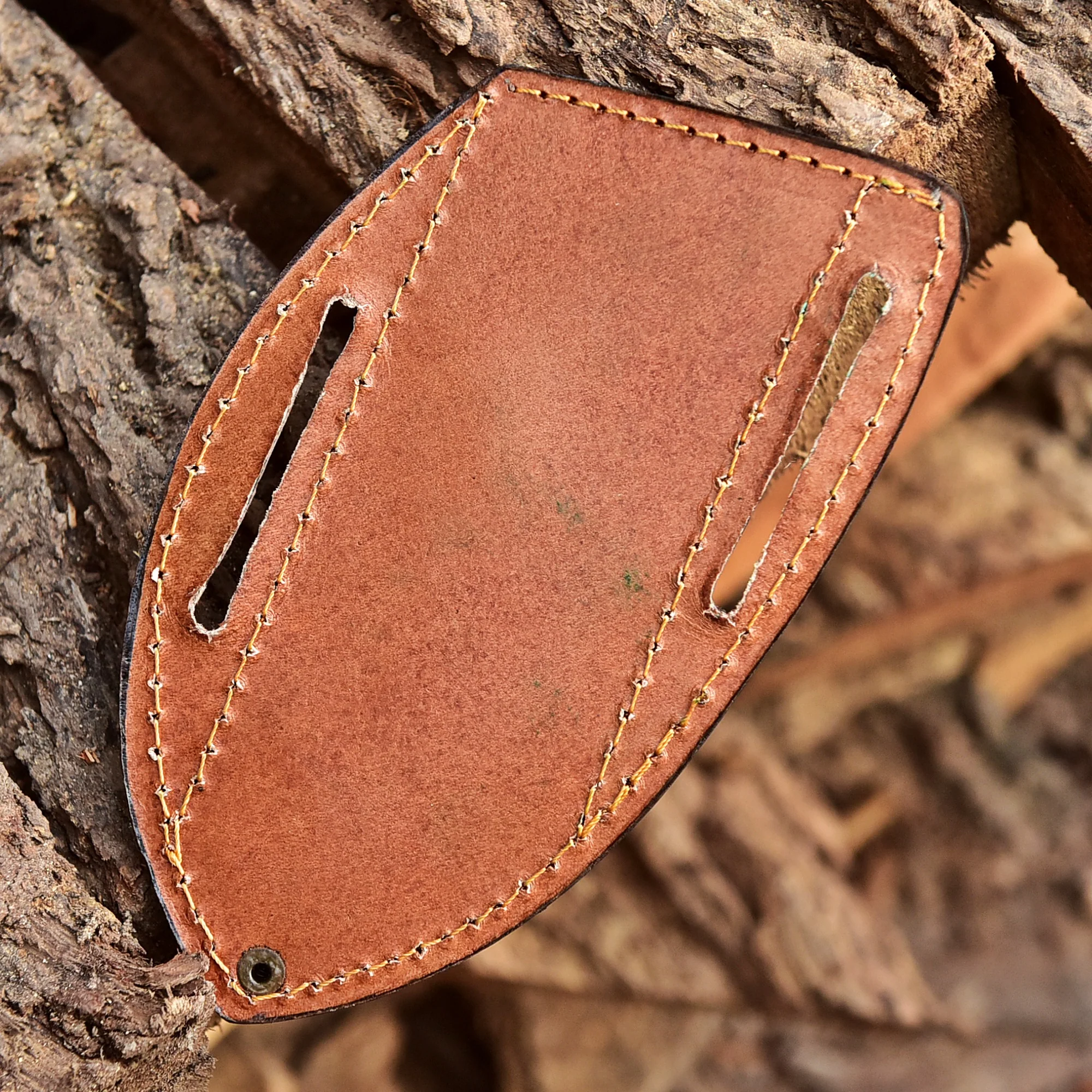 Rust Protection Master crafted Hand Stitched Buffalo Leather Folding Knife Sheath - Image 4
