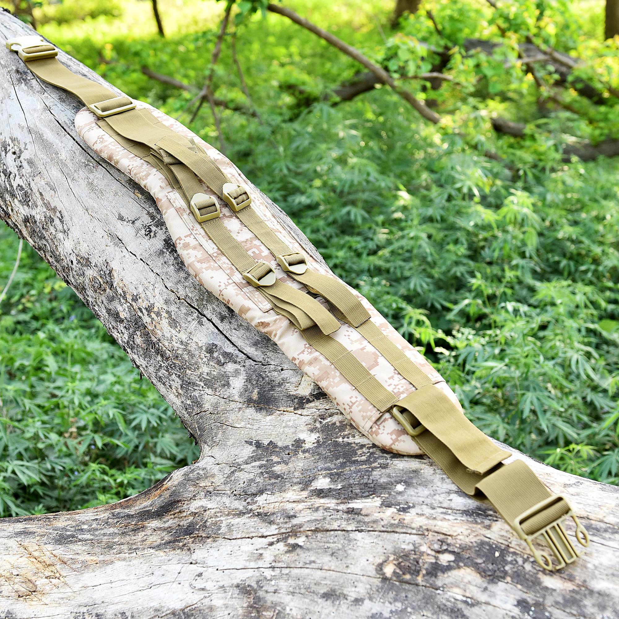 USMC Military Alice Pack Kidney Pad With Double Strap & Waist Belt Carry 220 Lb's Ideal camping Hiking - Image 4