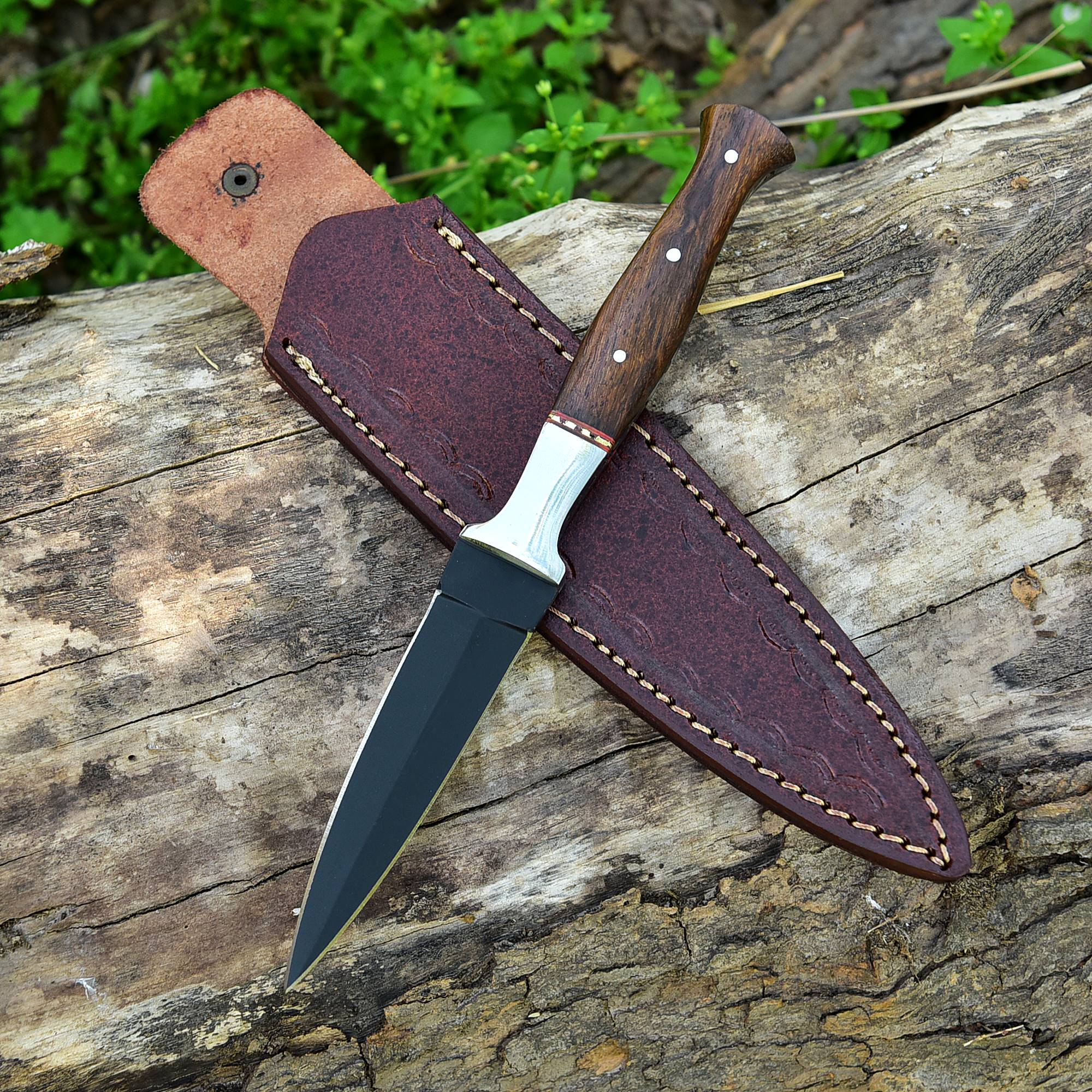 V42 Dagger 440 Replica US Special Forces WWII Fixed Knife - Image 5