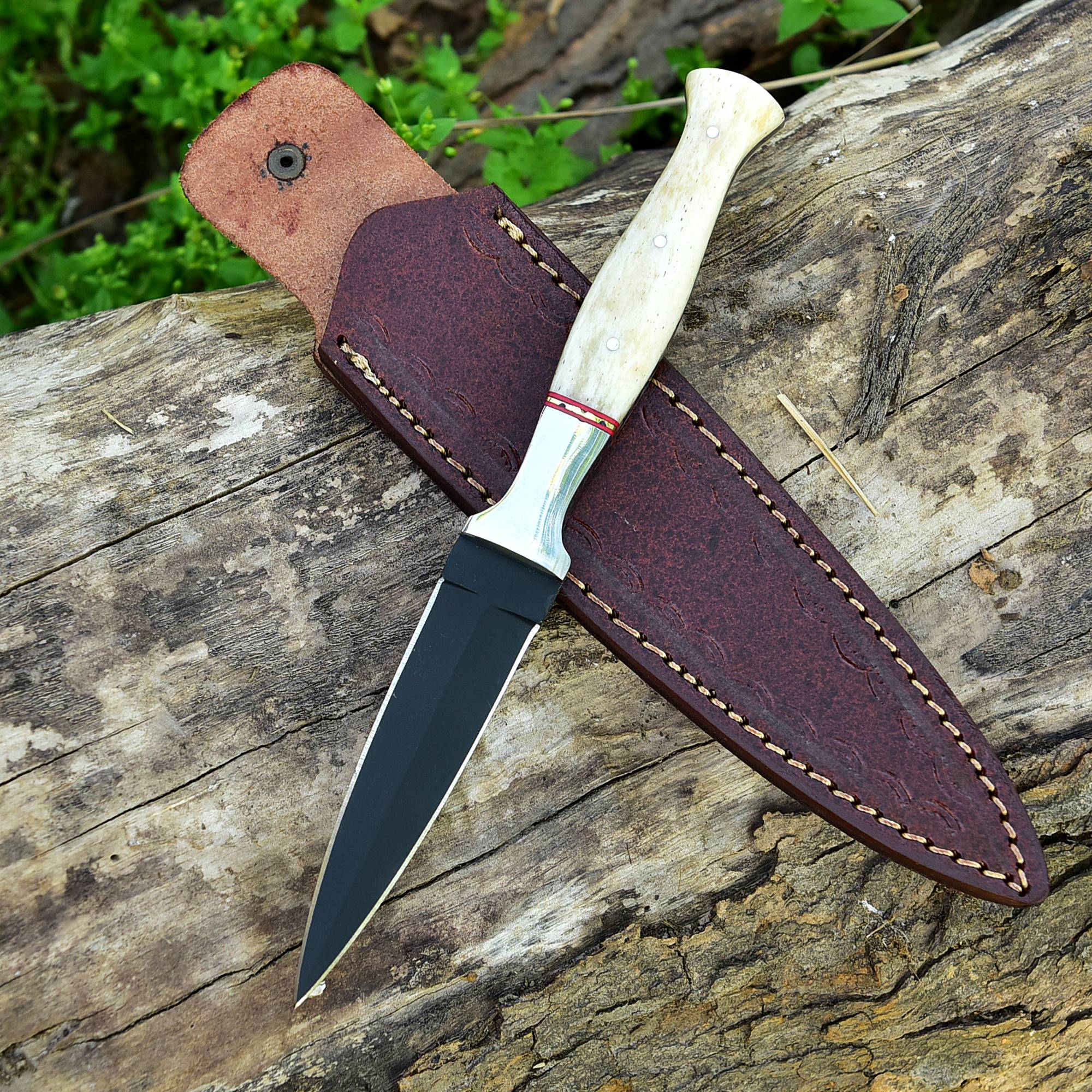 V42 Dagger 440 Replica US Special Forces WWII Fixed Knife - Image 7