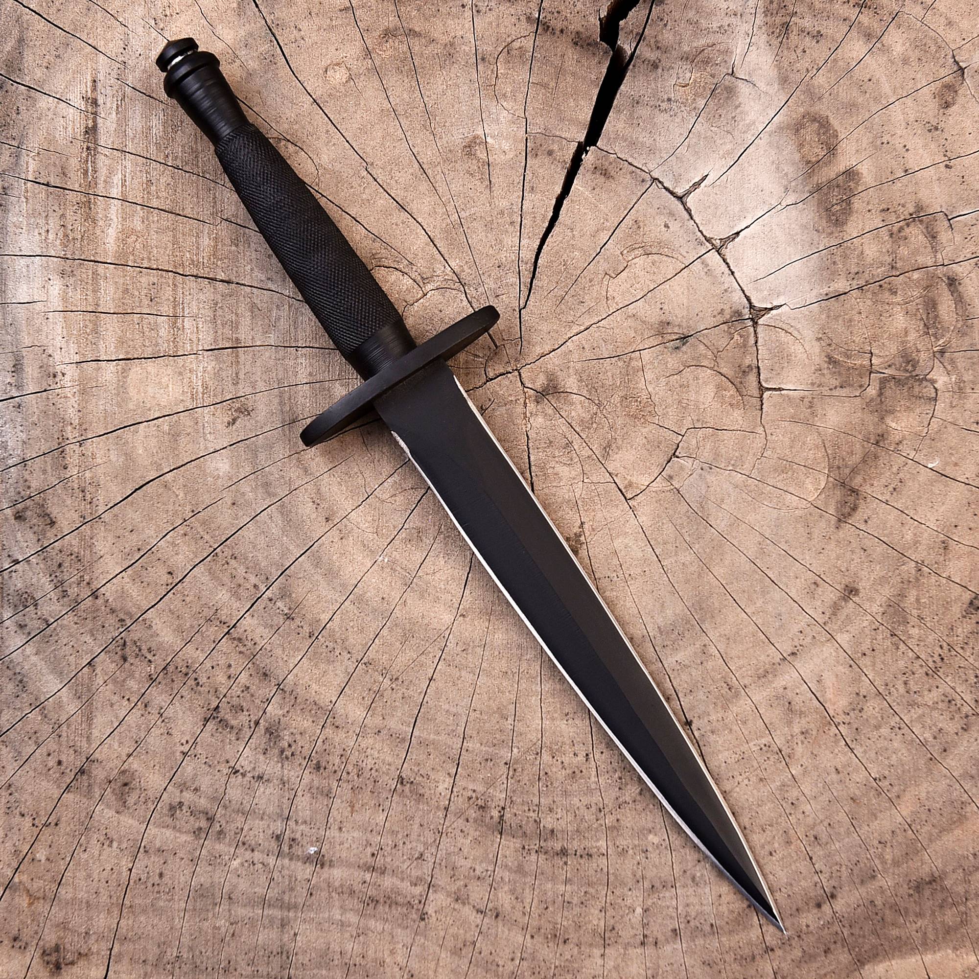 V-42 WW2 Stiletto US Army Dagger Knife Spike Fixed Blade Dual Edge Full Tang x-755 - Image 4