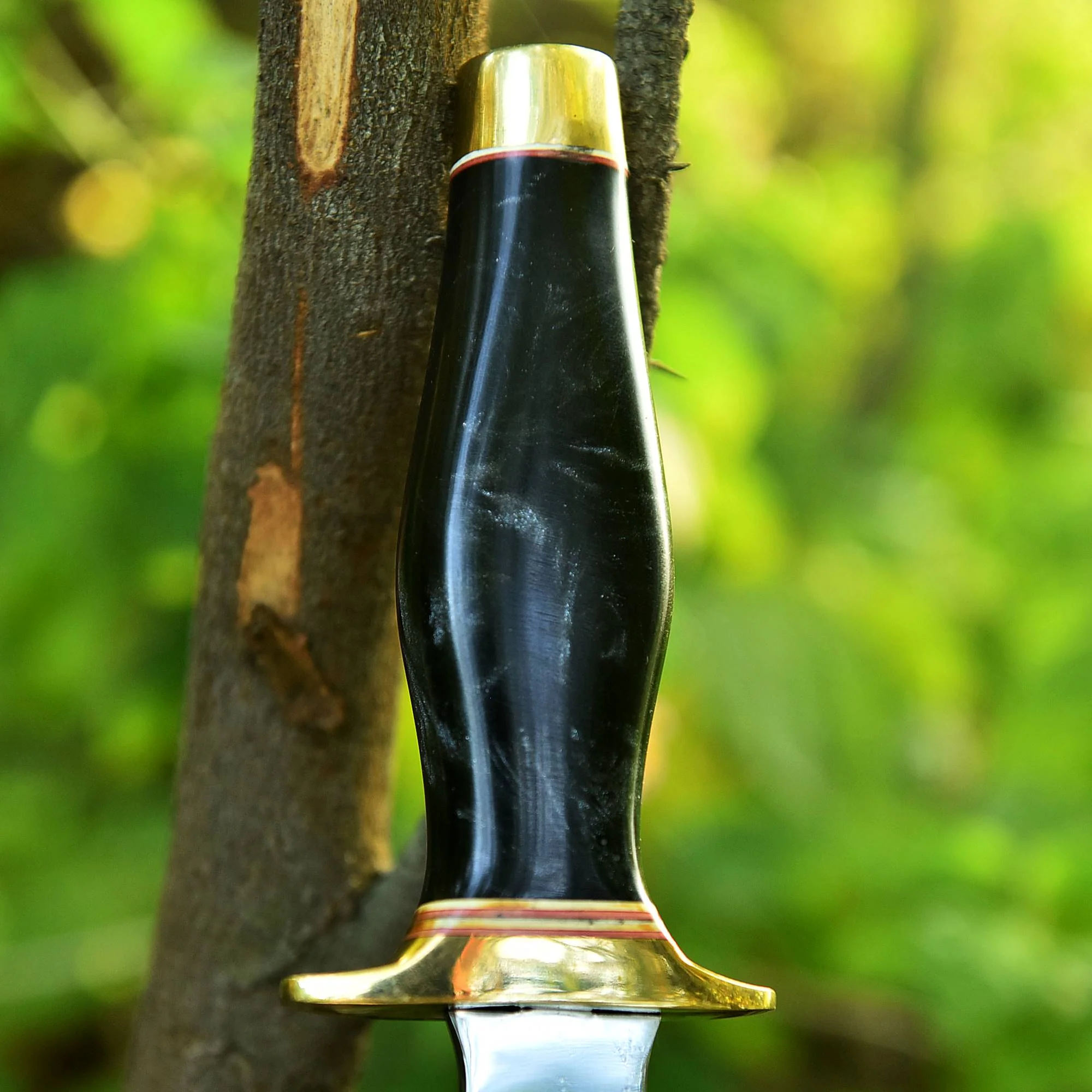 Vintage Sykes Fairbairn Double-Edged V42 Military Knife With Leather Sheath - Image 3