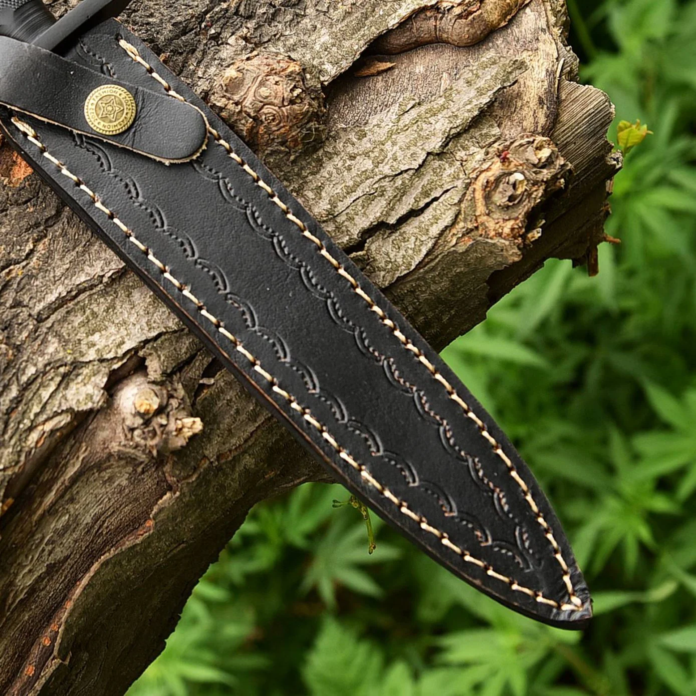 Vintage Sykes Fairbairn Double-Edged V42 Military Knife With Leather Sheath - Image 6